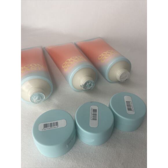 VICTORIA’S SECRET PINK COCONUT COAST FRAGRANCE BODY LOTION CREAM 8 oz Set Of 3 - Picture 2 of 2